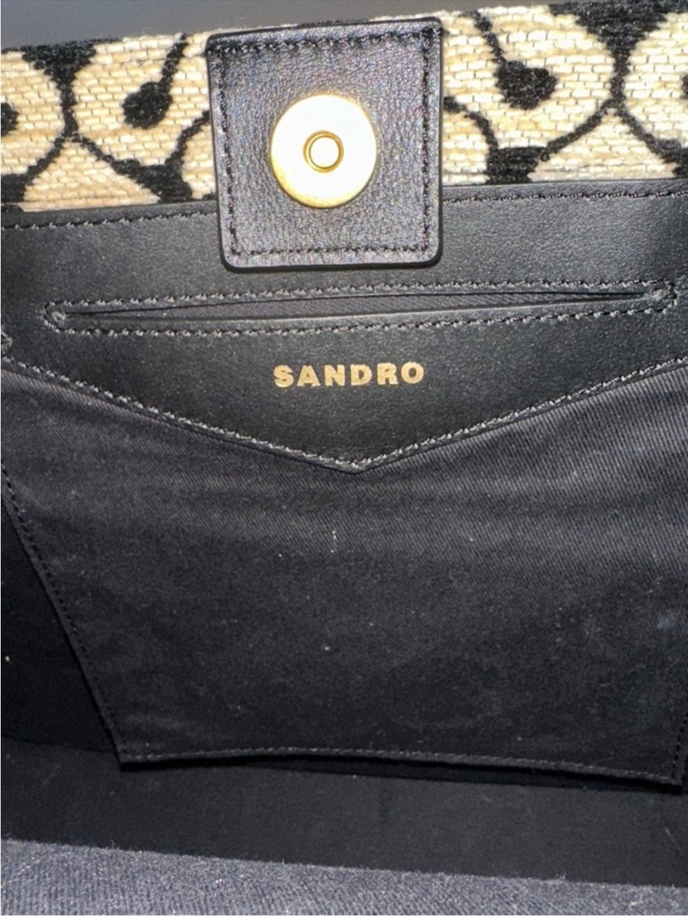 Sandro Patterned Tote - Picture 6 of 6